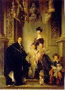 John Singer Sargent Portrait of the 9th Duke of Marlborough with his family china oil painting reproduction